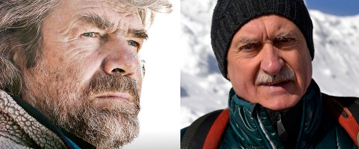 Reinhold Messner y Krzysztof Wielicki