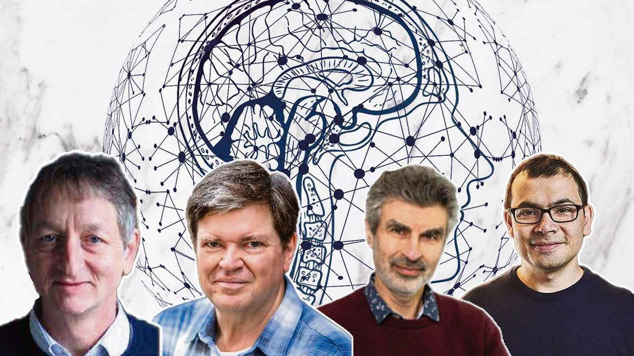 Geoffrey Hinton, Yann LeCun, Yoshua Bengio y Demis Hassabis